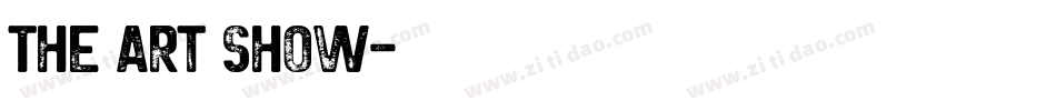 The Art Show字体转换